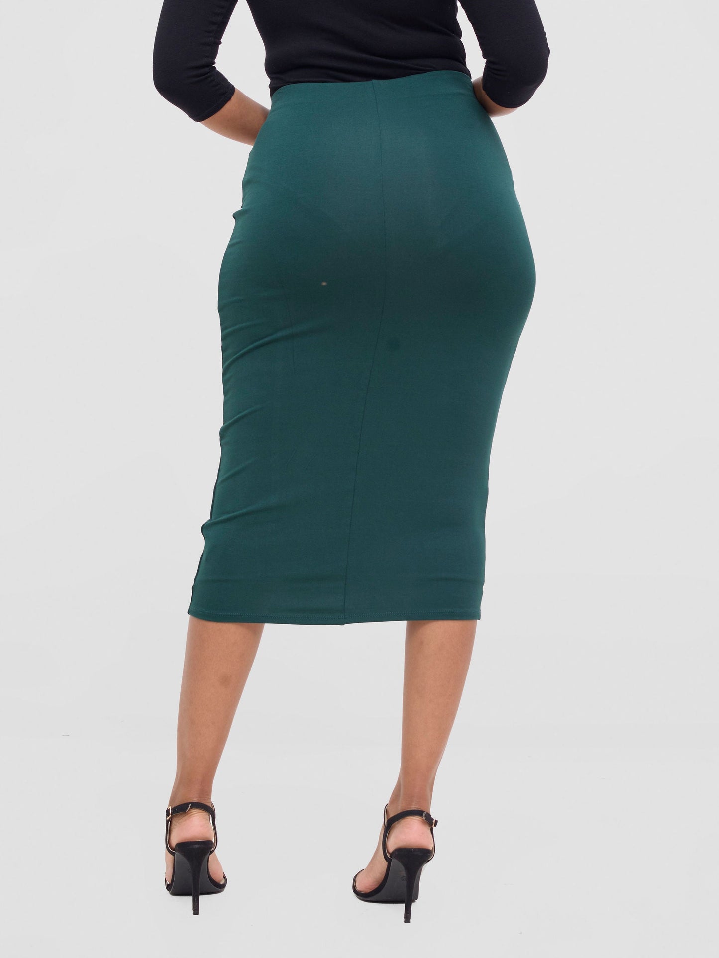 Vivo Basic Lined Capri Skirt - Dark Green