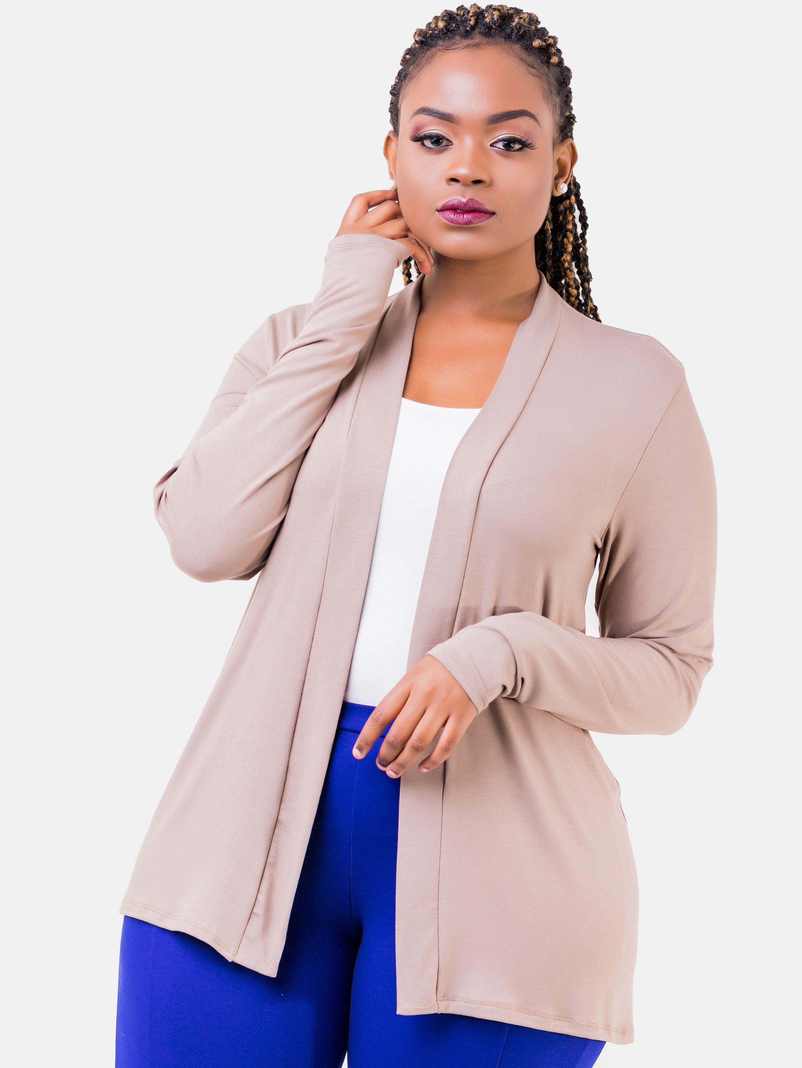 Vivo Short Basic Waterfall - Taupe - Shop Zetu