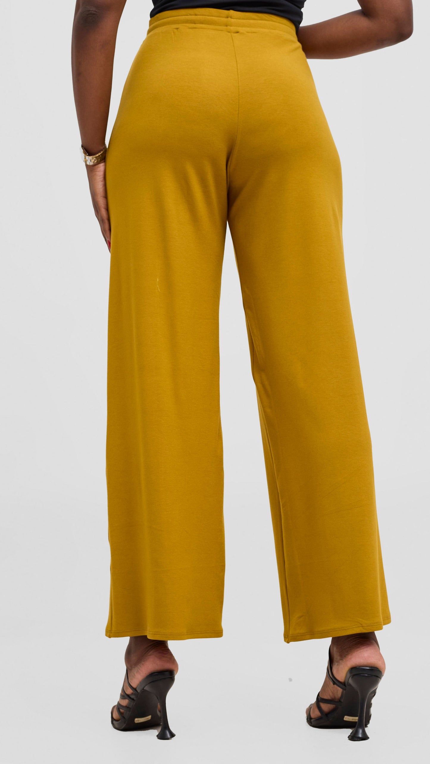 Vivo Ria Panelled Pants - Dark Mustard