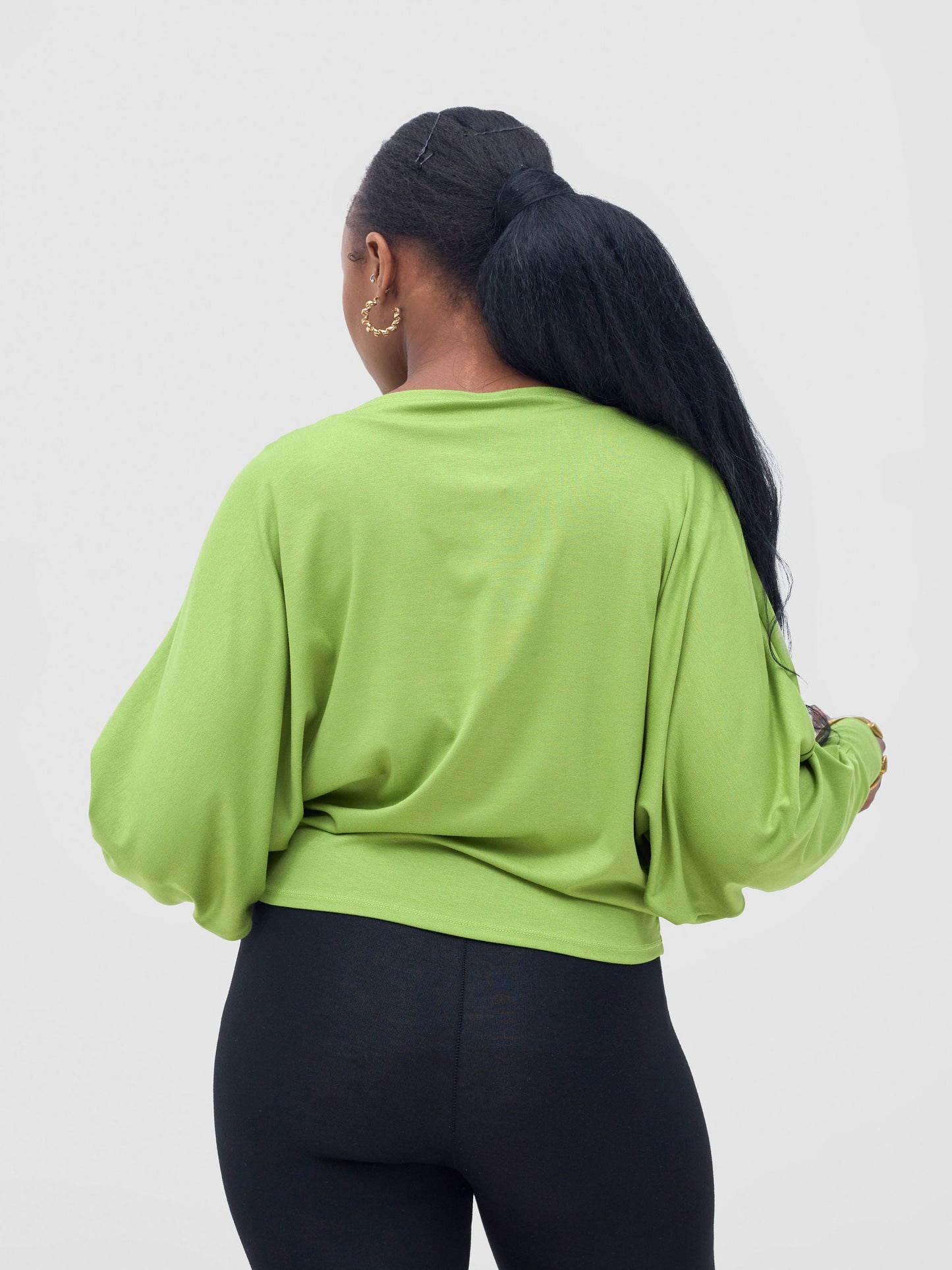 Vivo Bana Batwing Top - Lime