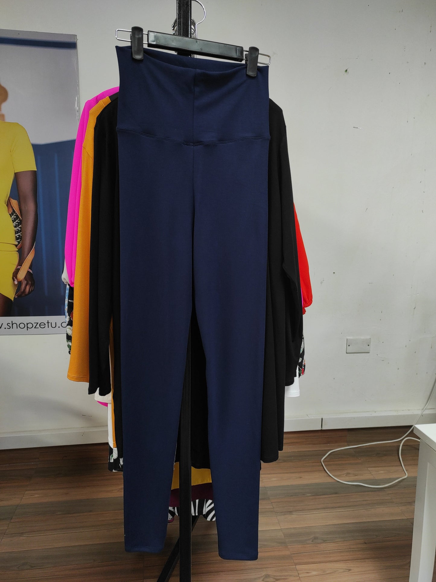 Vivo Basic Maternity Leggings - Navy Blue