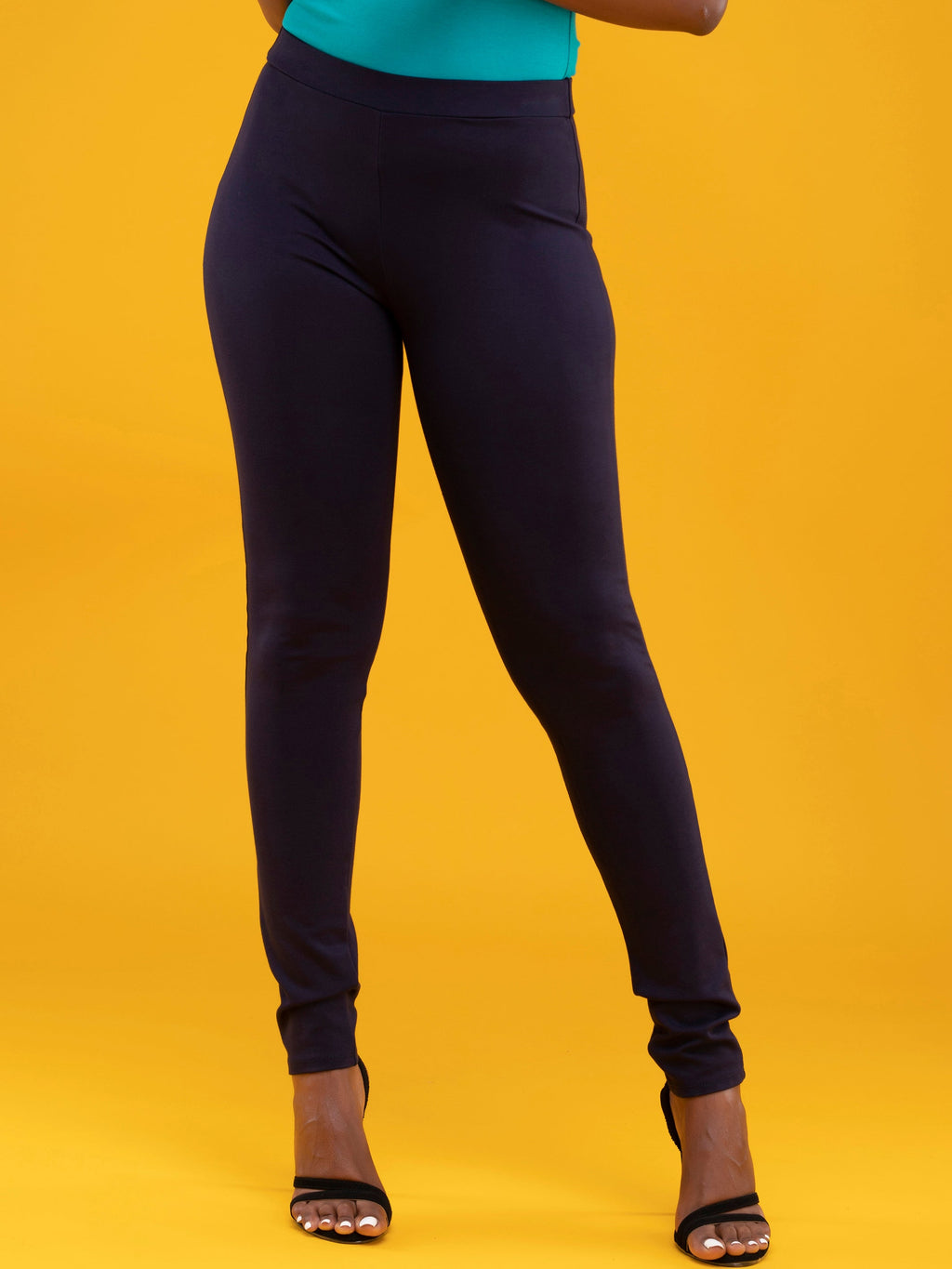 Vivo Basic Leisure Pants - Navy Blue