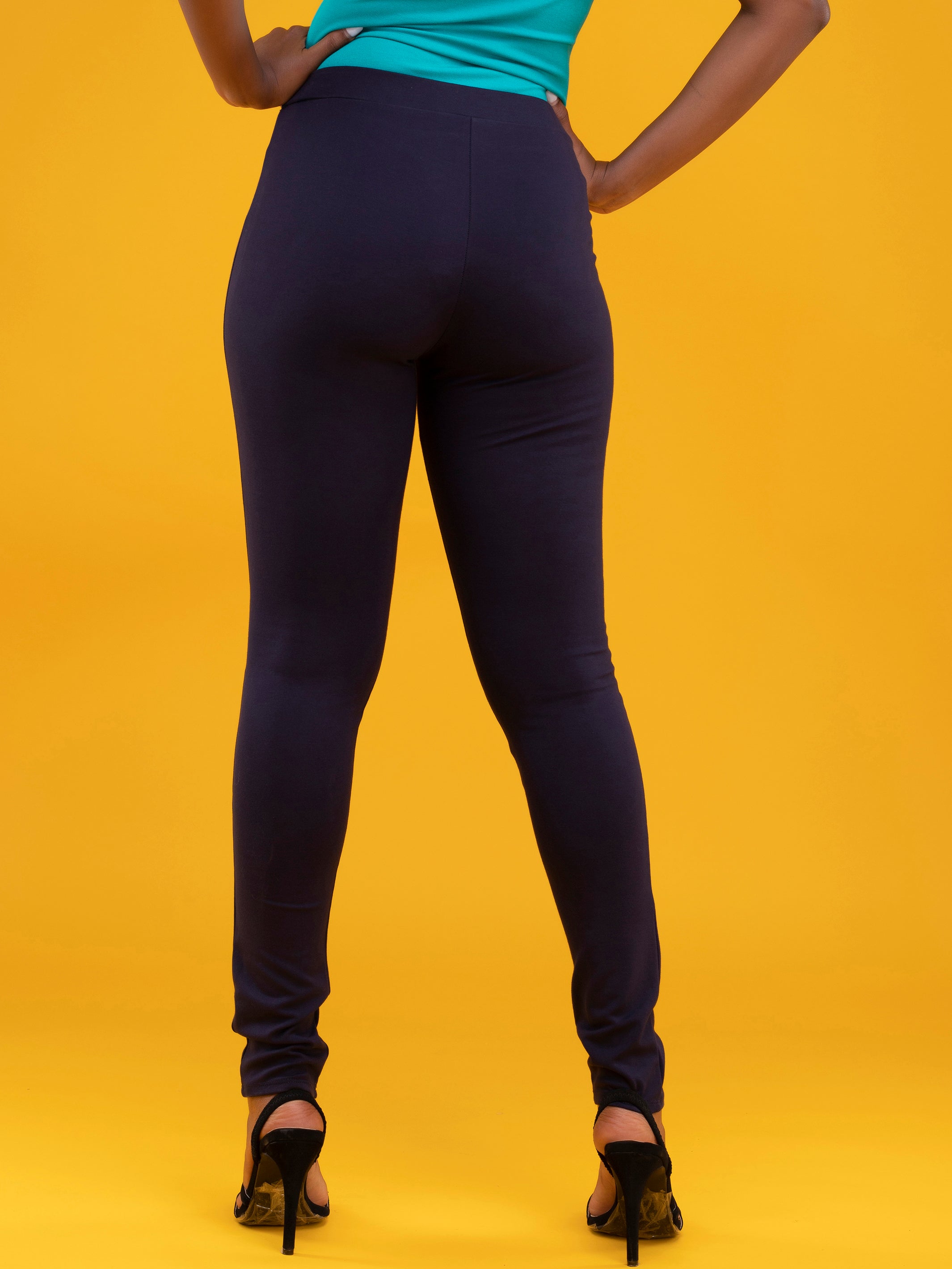 Vivo Basic Leisure Pants - Navy Blue