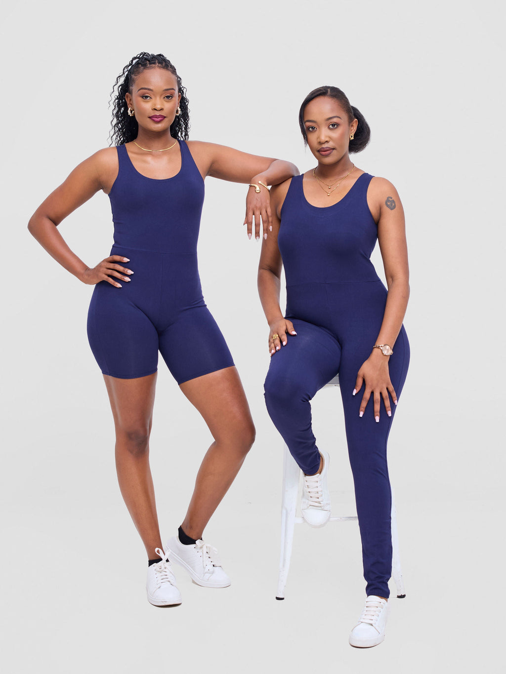 Vivo X This Is Essential Long Unitard - Navy Blue