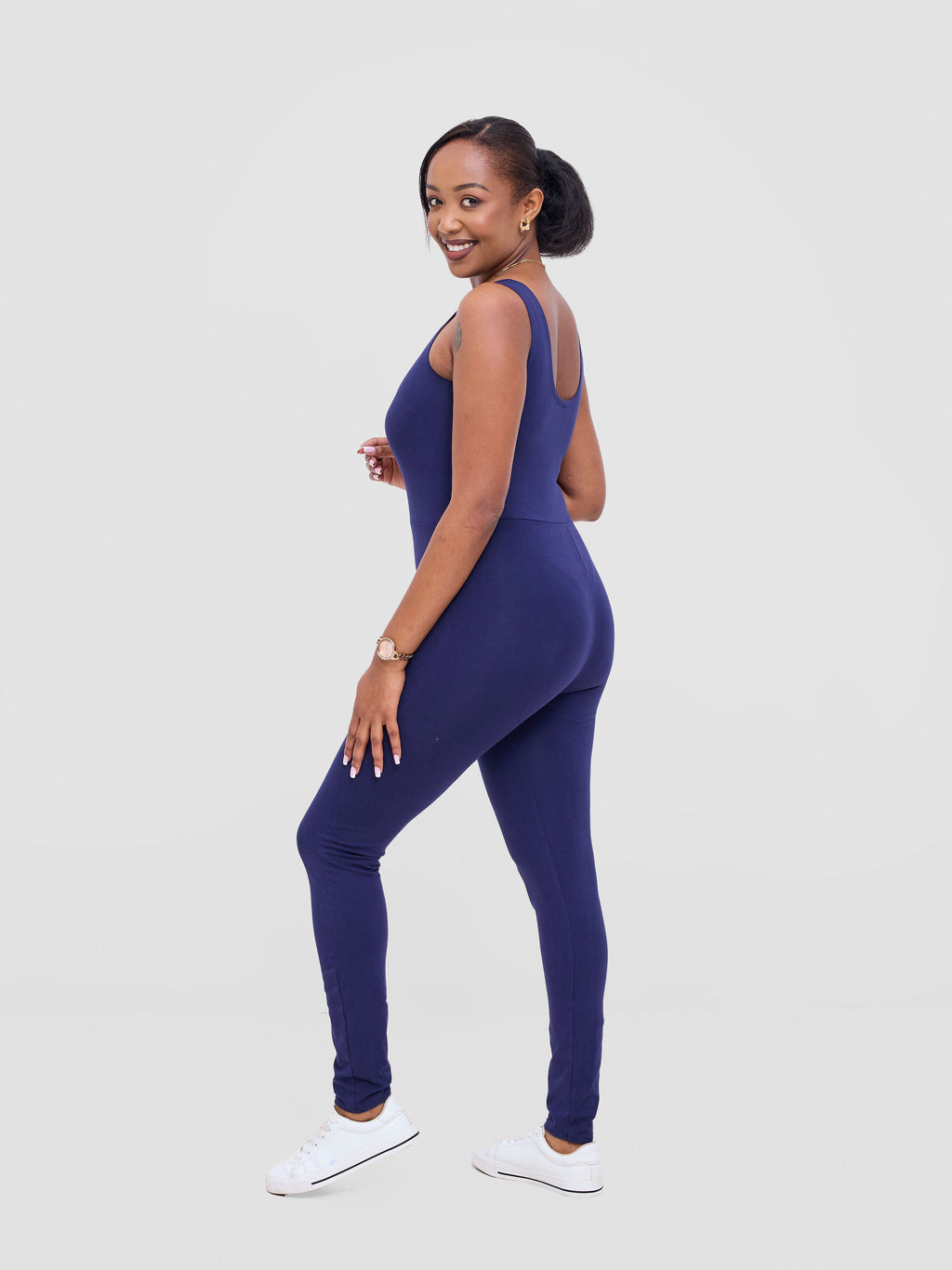 Vivo X This Is Essential Long Unitard - Navy Blue