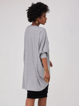 Vivo Mini Butterfly Sweater - Grey