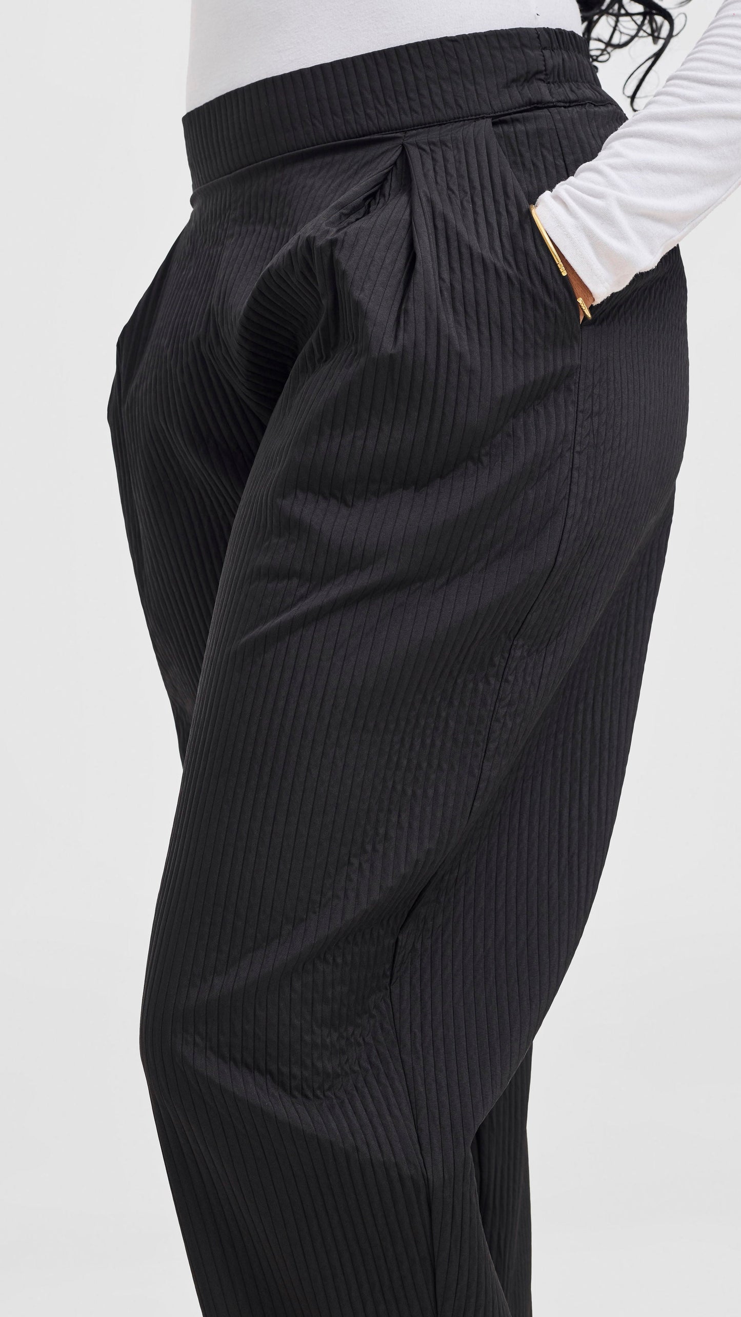 Shiv & Shikie X Safari Barrel Pants - Black