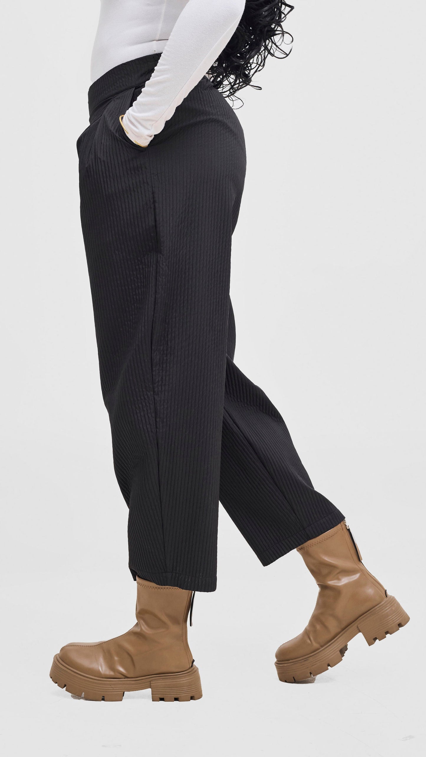 Shiv & Shikie X Safari Barrel Pants - Black