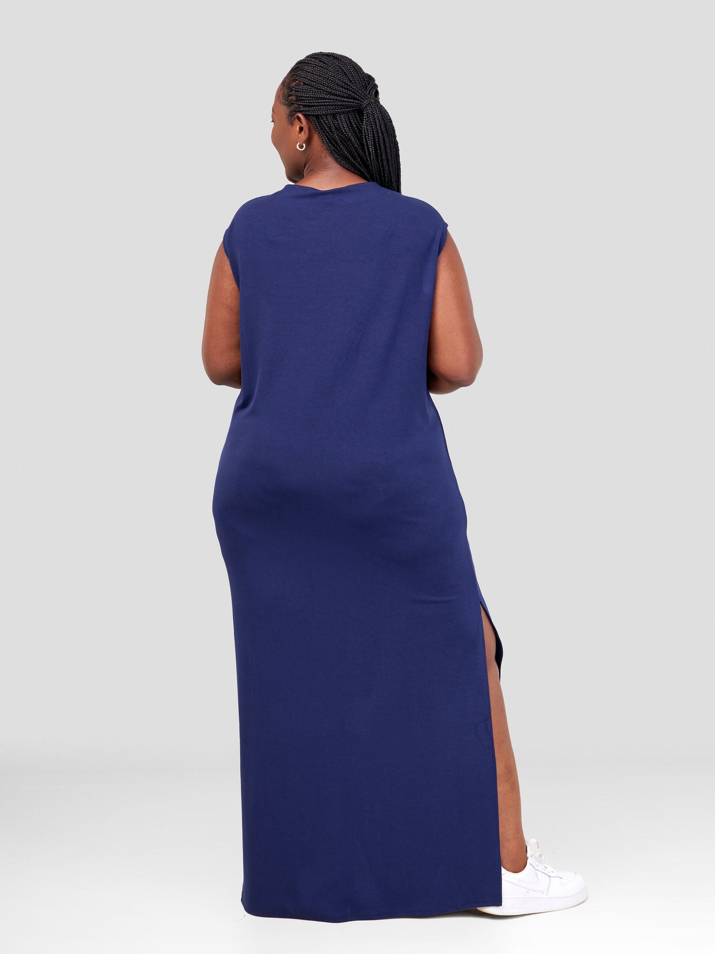 Vivo Jira Straight Drop Shoulder Maxi - Navy Blue