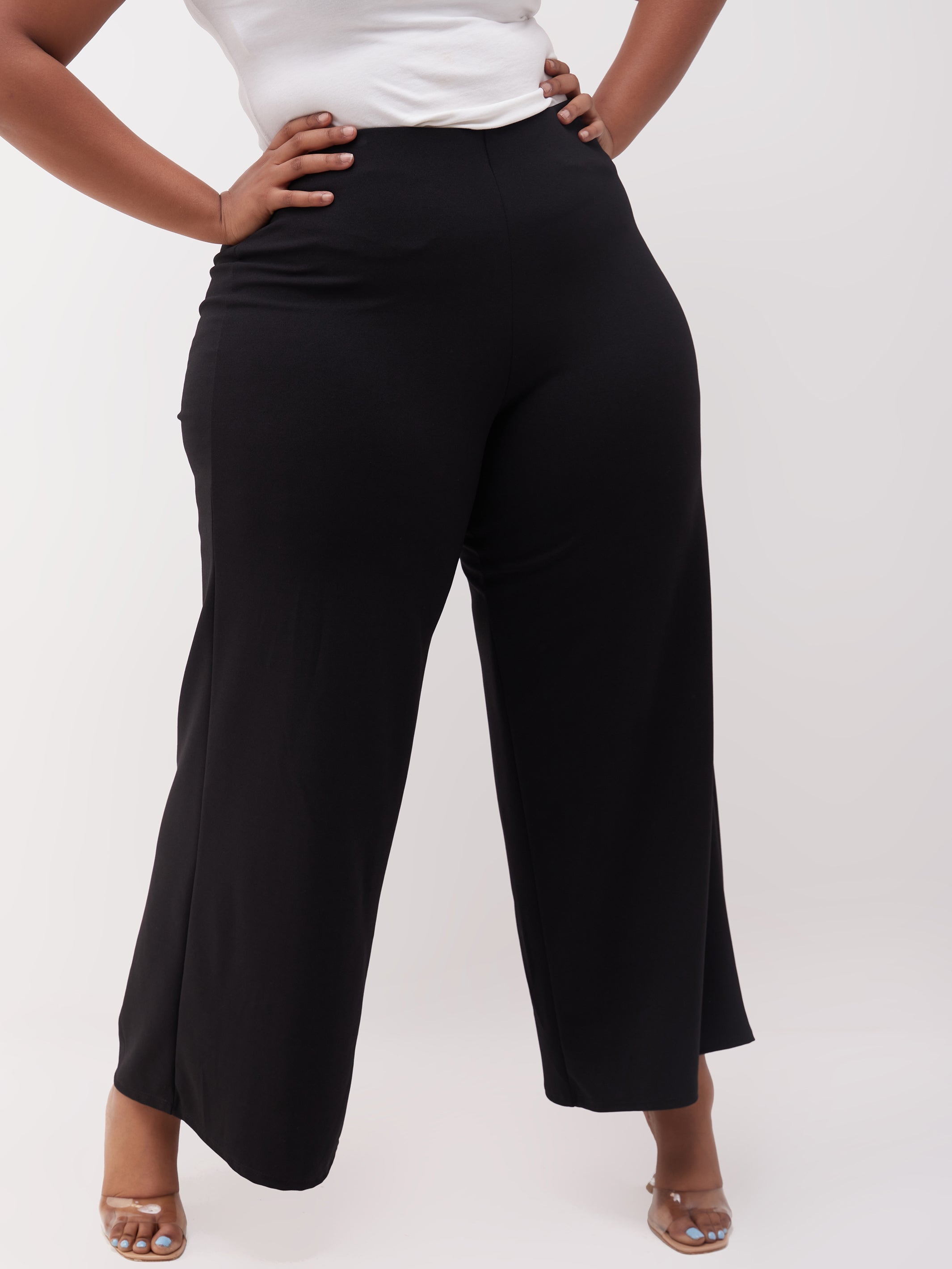 Vivo Dua Wide Leg Pants - Black