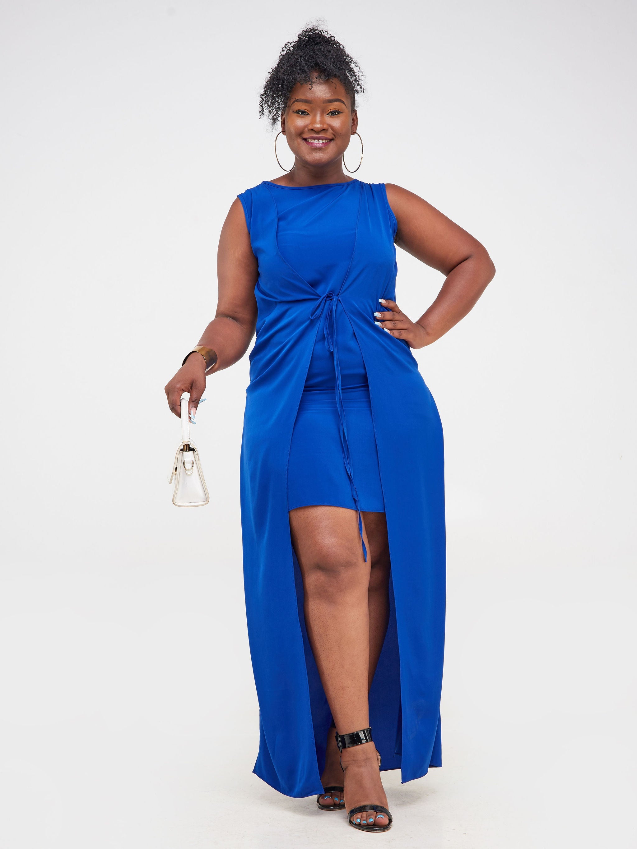 Vivo Dali Panel Dress - Royal Blue