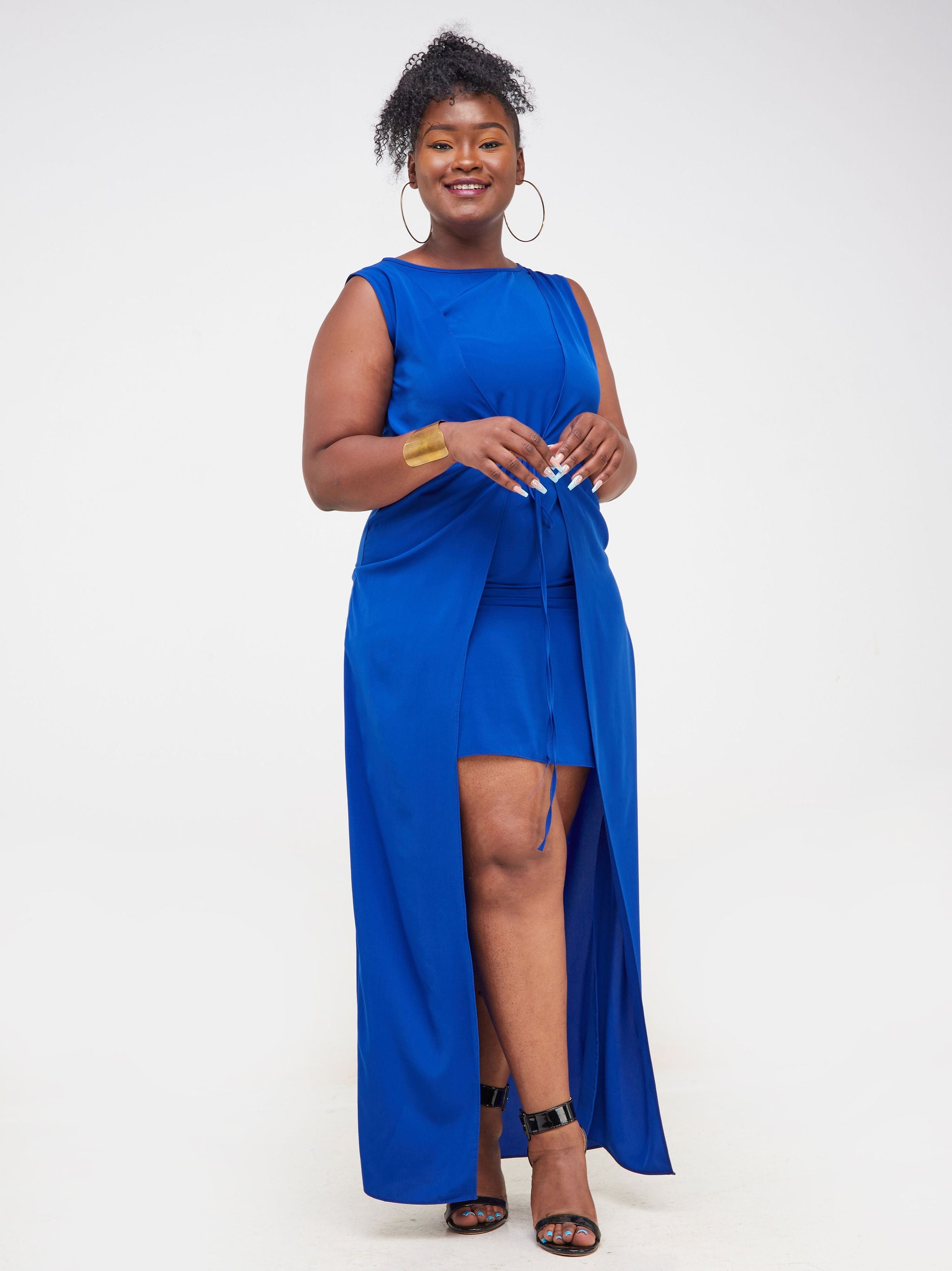 Vivo Dali Panel Dress - Royal Blue