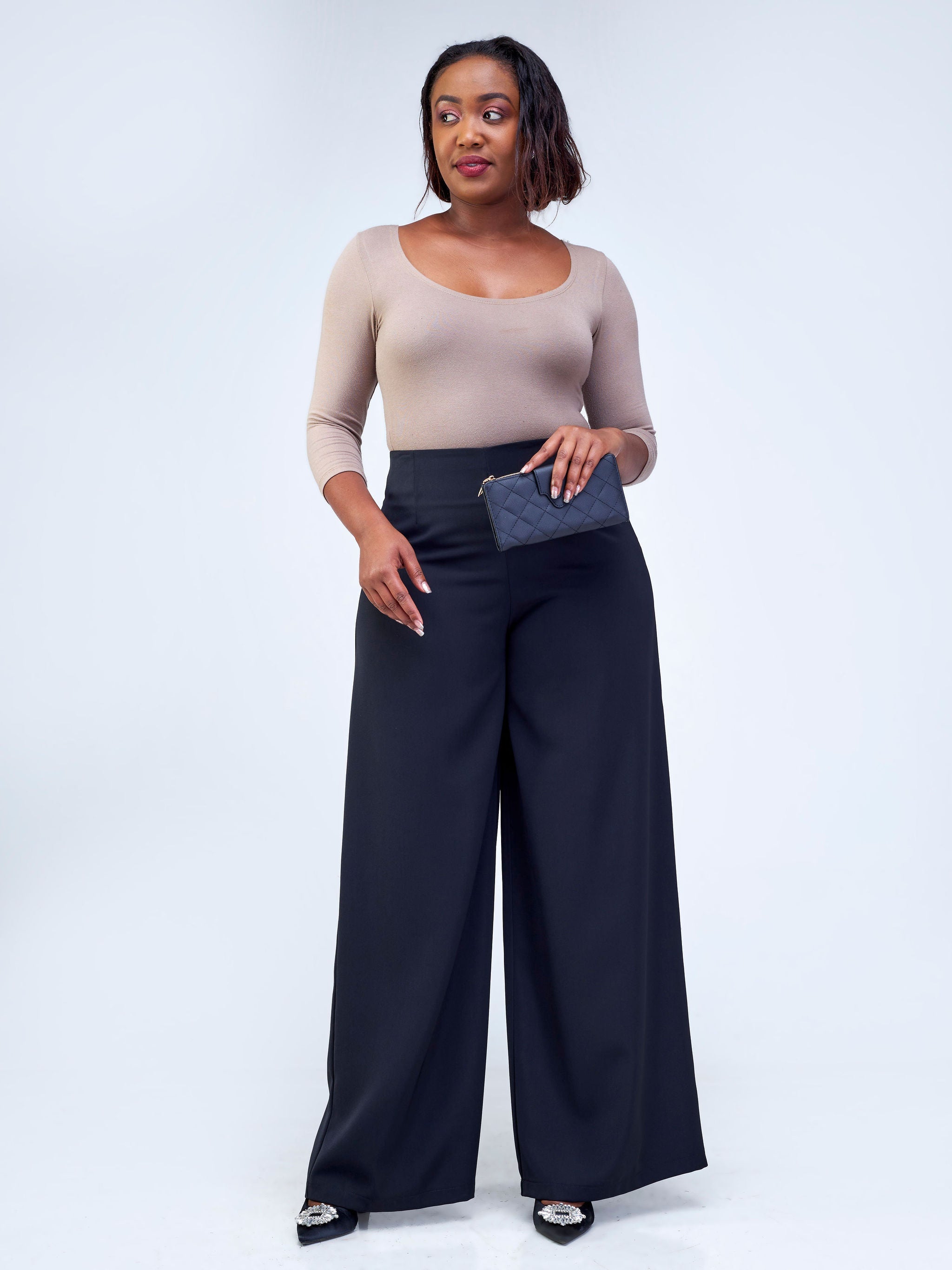 Vivo Tatili Wide Leg Pants - Black