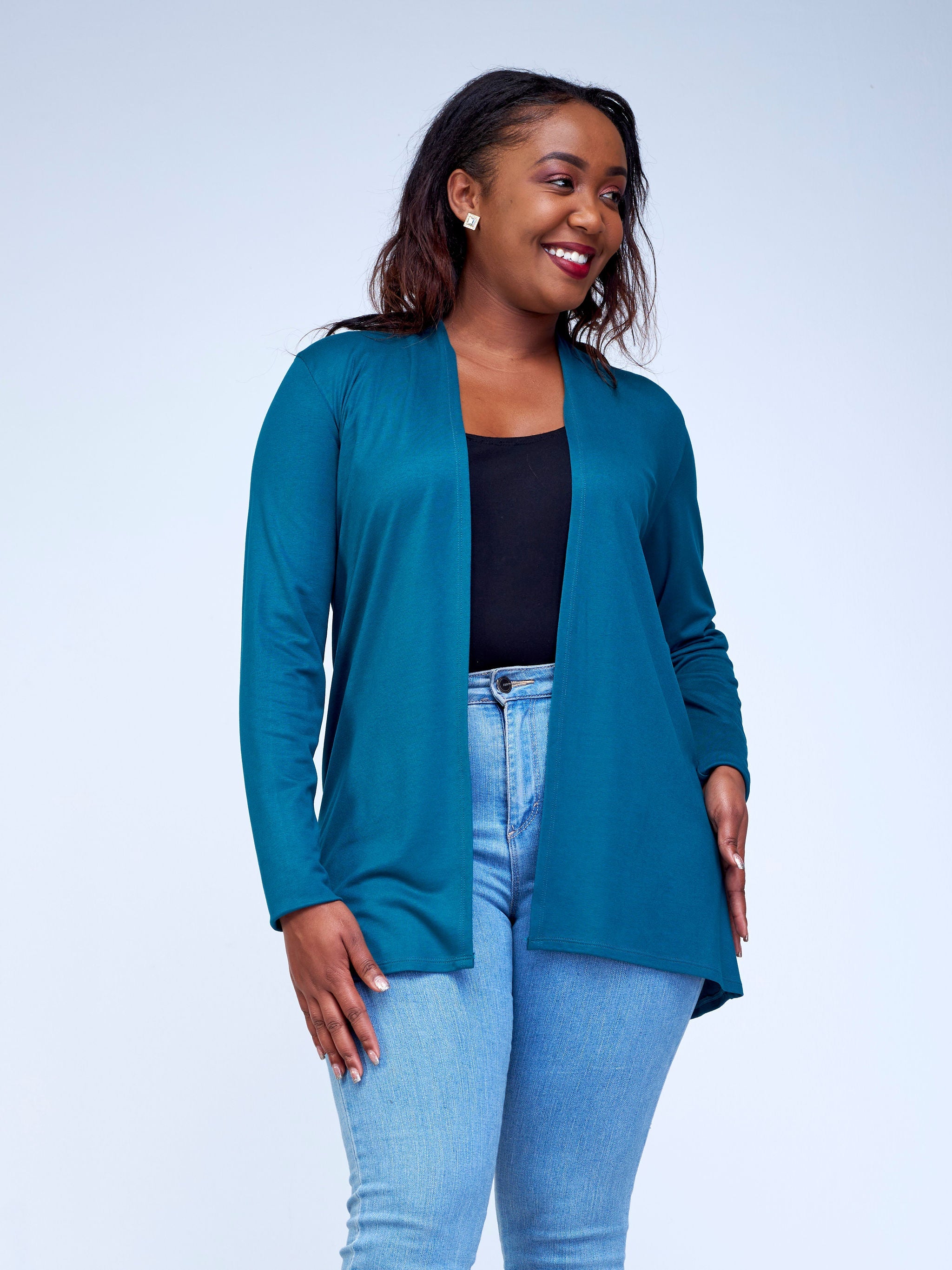 Vivo Leila Hip Length Waterfall - Teal