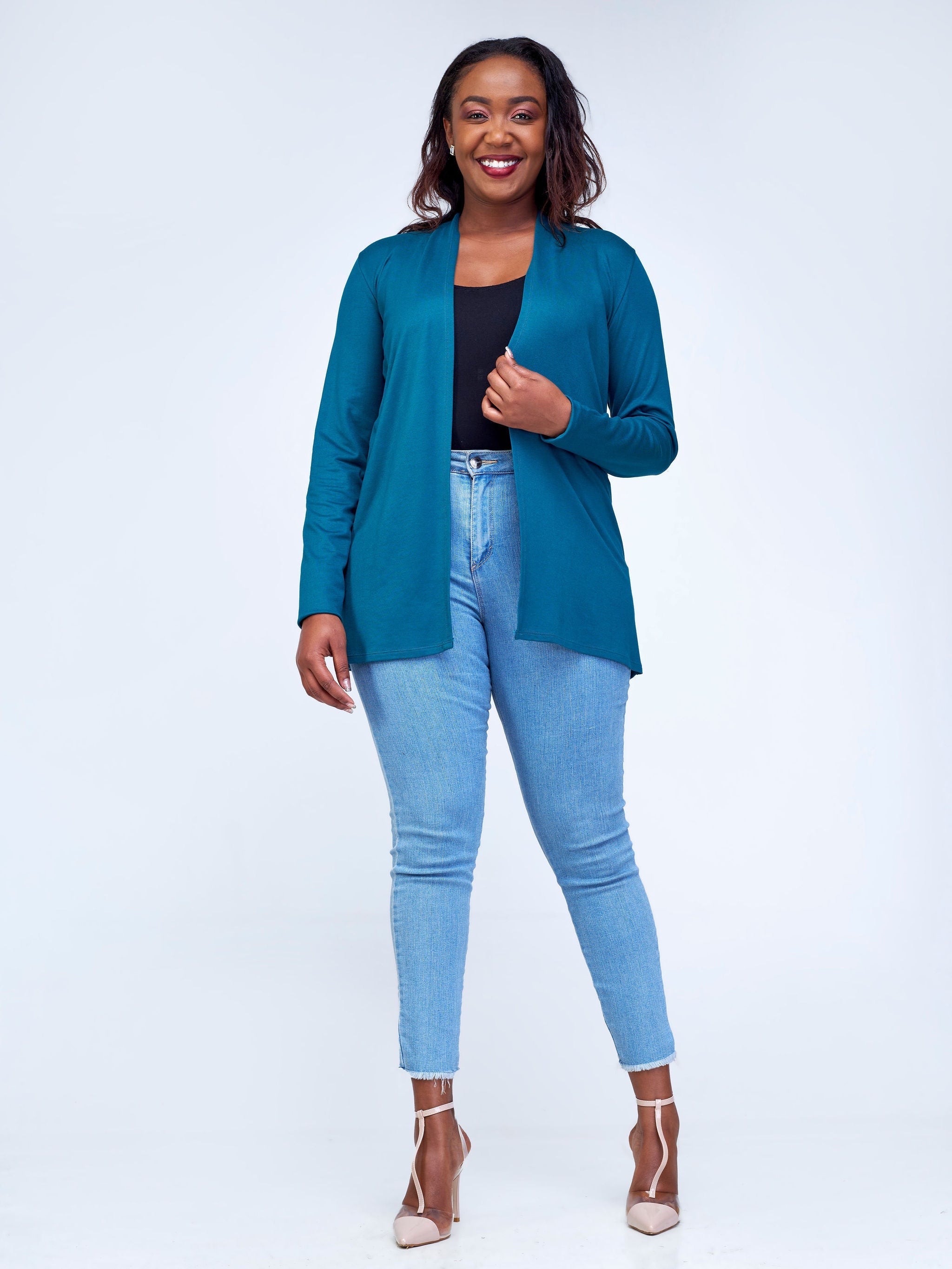 Vivo Leila Hip Length Waterfall - Teal