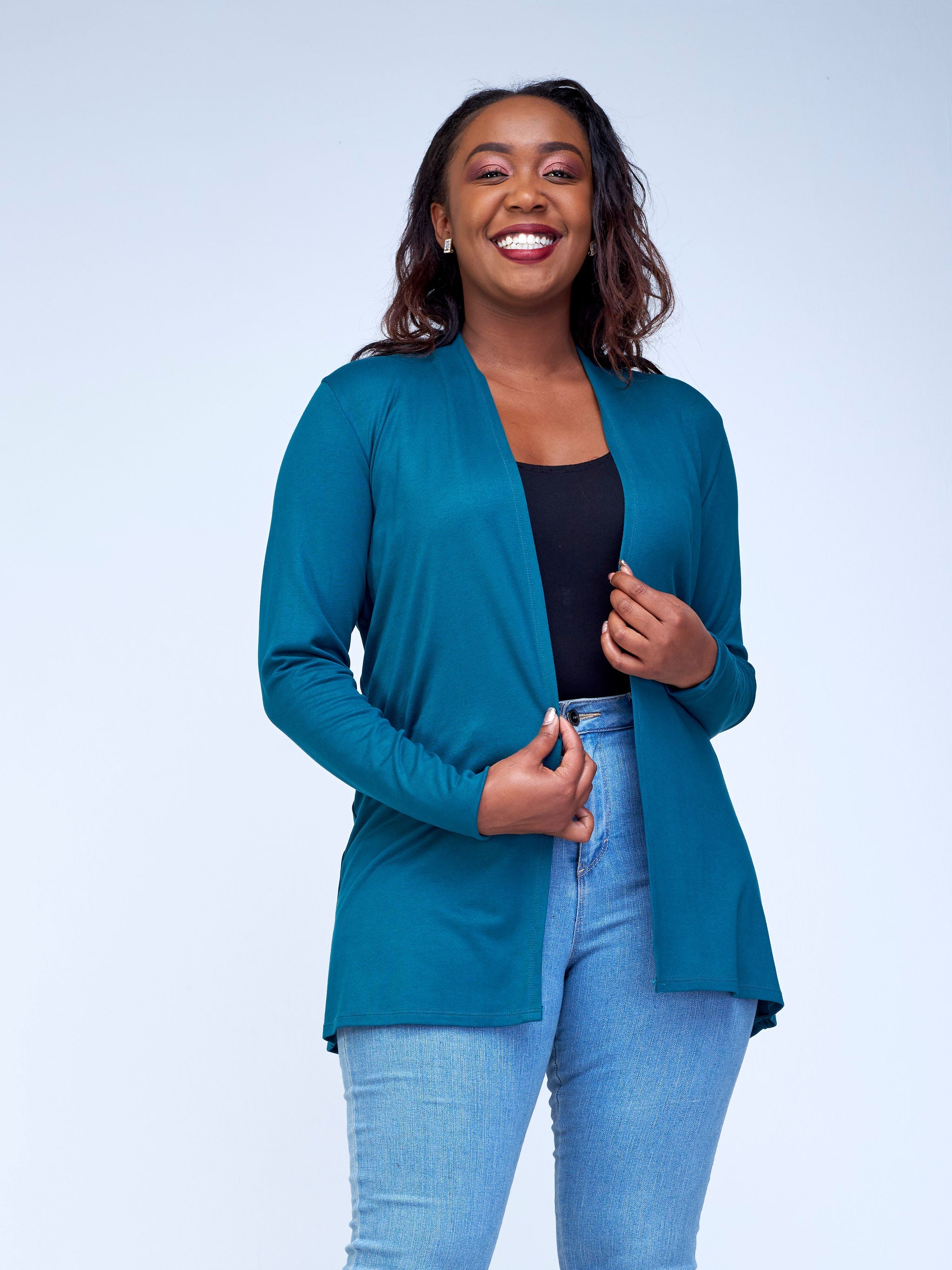 Vivo Leila Hip Length Waterfall - Teal