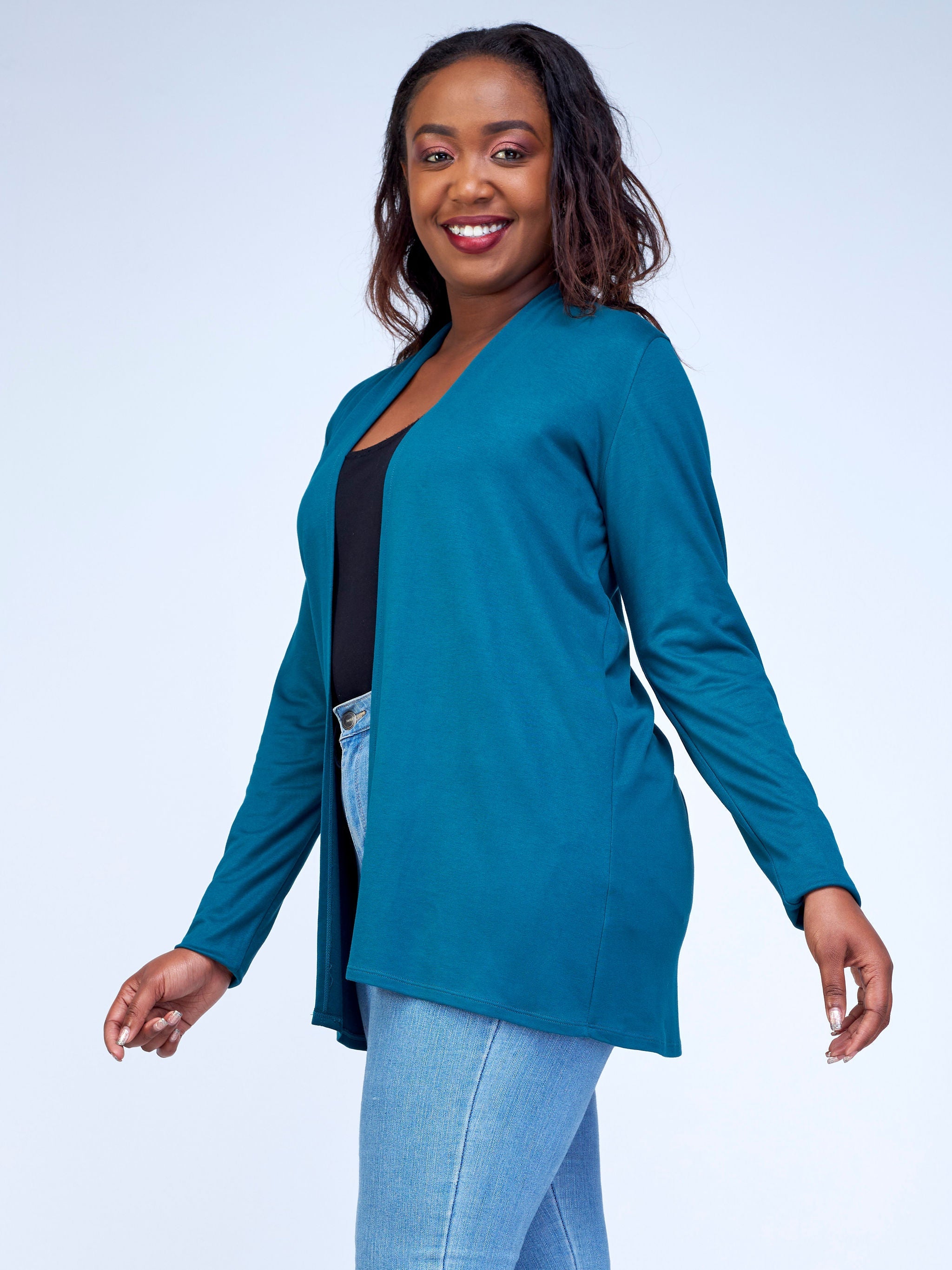 Vivo Leila Hip Length Waterfall - Teal