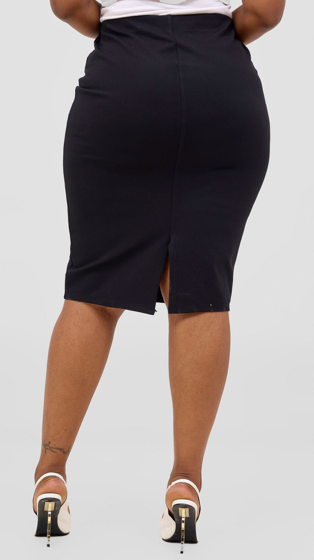 Vivo Waridi Pencil Skirt - Black