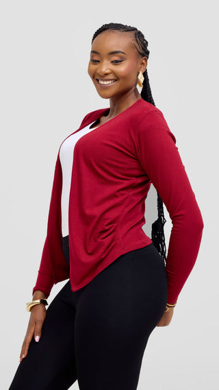 Vivo Basic Sienna Waterfall - Dark Red