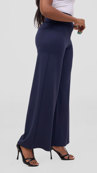 Vivo Aleri Wide Leg Pants - Navy