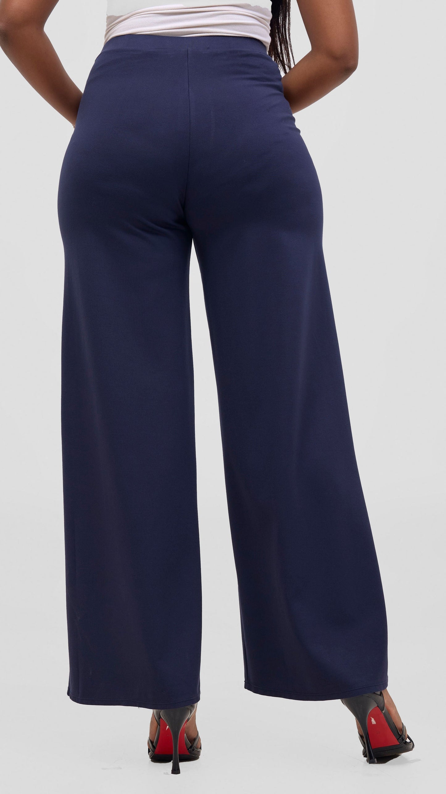 Vivo Aleri Wide Leg Pants - Navy