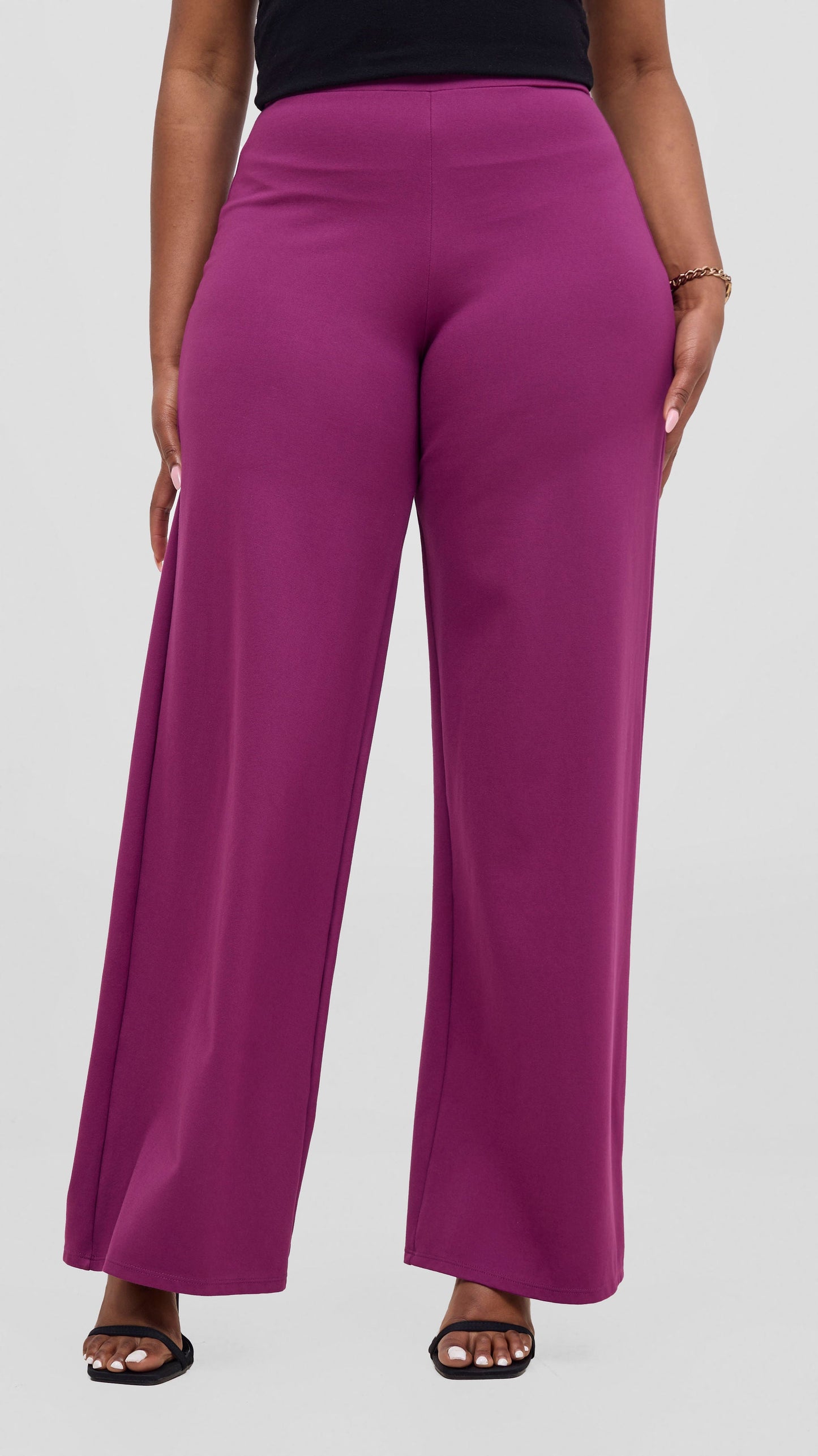 Vivo Aleri Wide Leg Pants - Purple