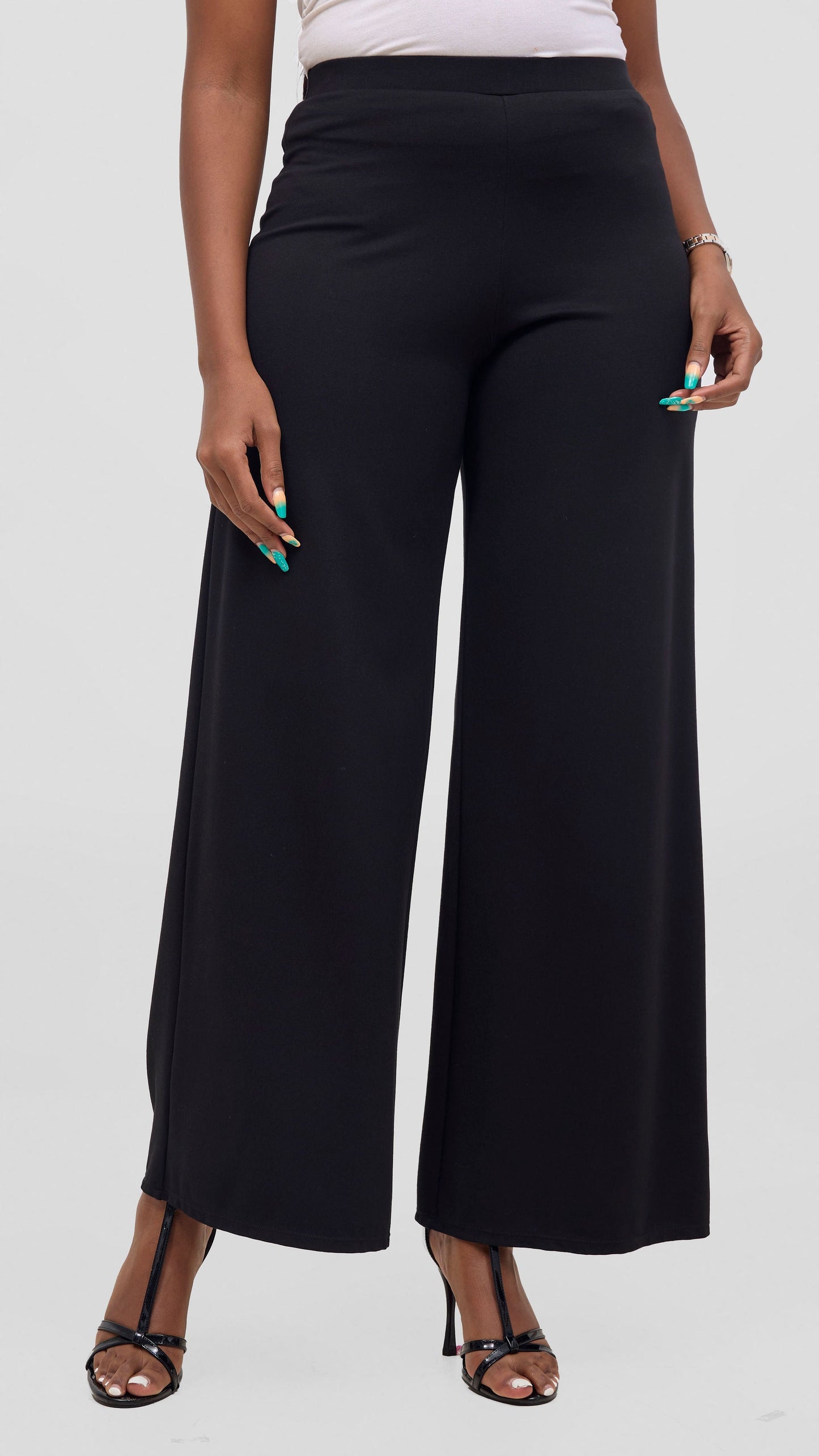 Vivo Aleri Wide Leg Pants - Black