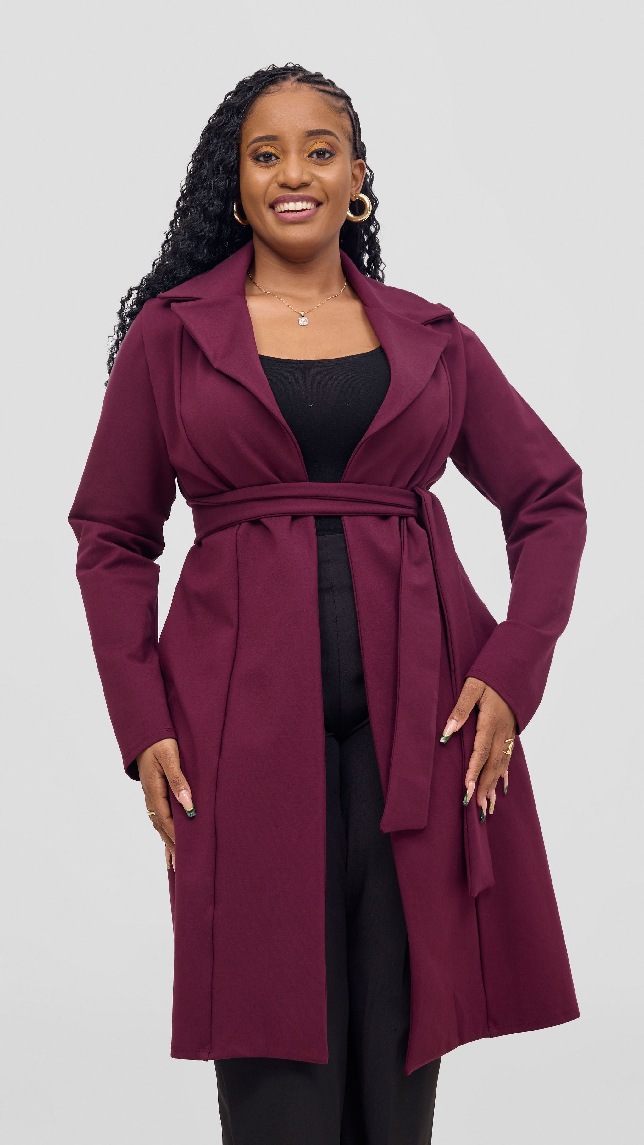 Vivo Aleri Coat - Burgundy