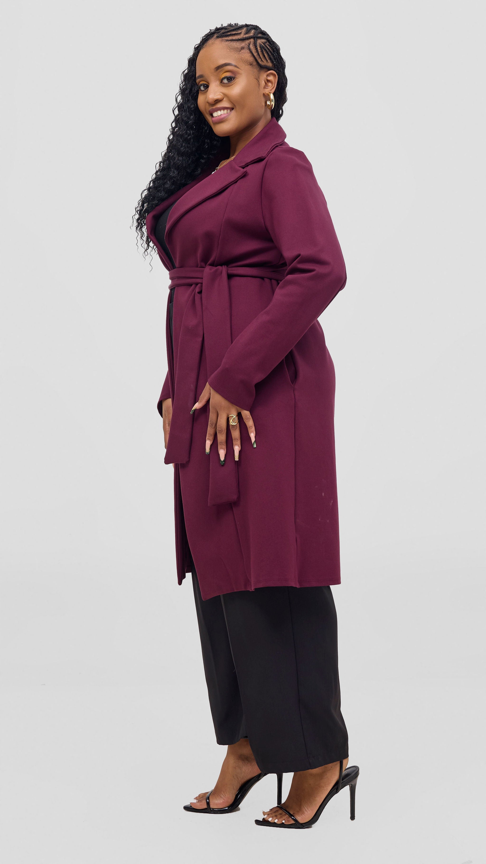 Vivo Aleri Coat - Burgundy