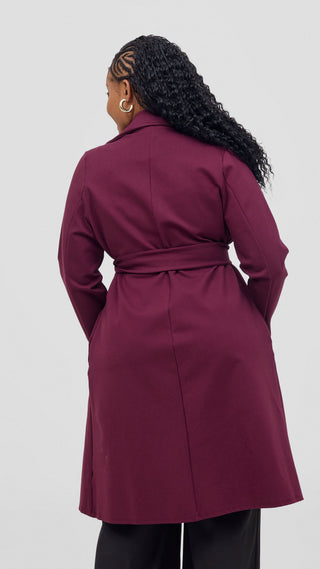 Vivo Aleri Coat - Burgundy