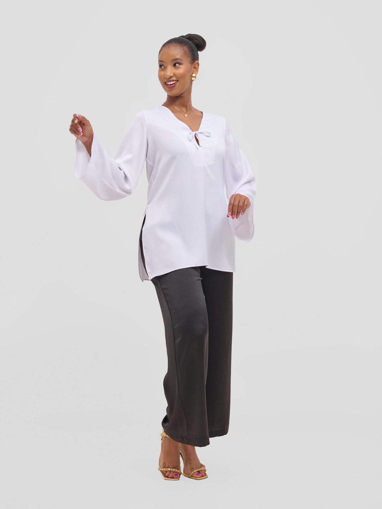 Vivo Yene Wide Leg Pants - Black