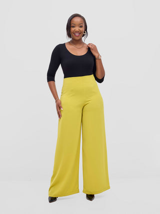 Vivo Tatili Wide Leg Pants - Lime