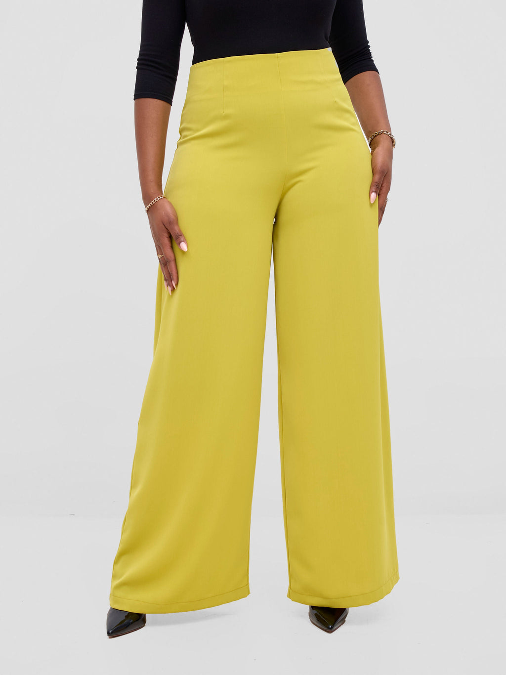 Vivo Tatili Wide Leg Pants - Lime