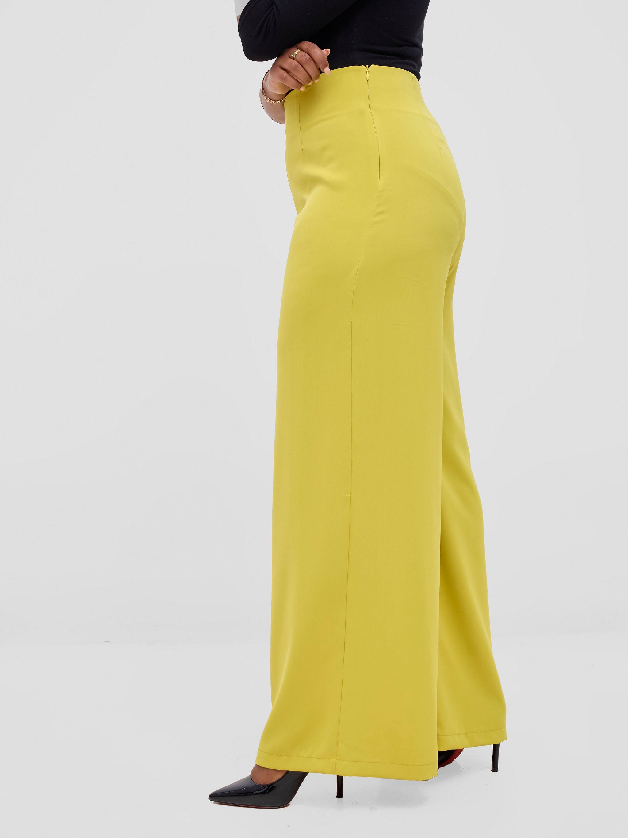 Vivo Tatili Wide Leg Pants - Lime