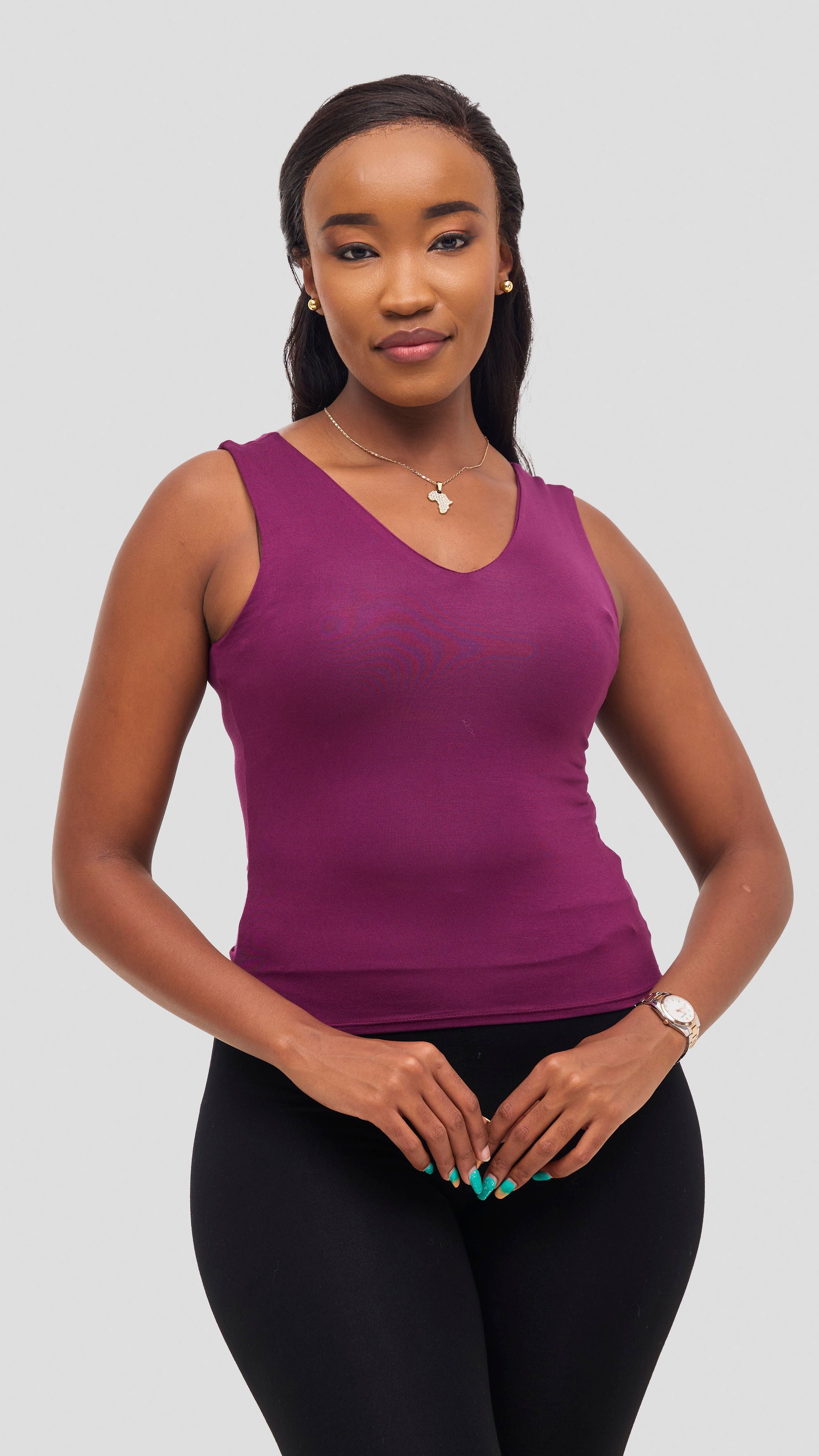 Vivo Iyana Tank Top - Dark Purple