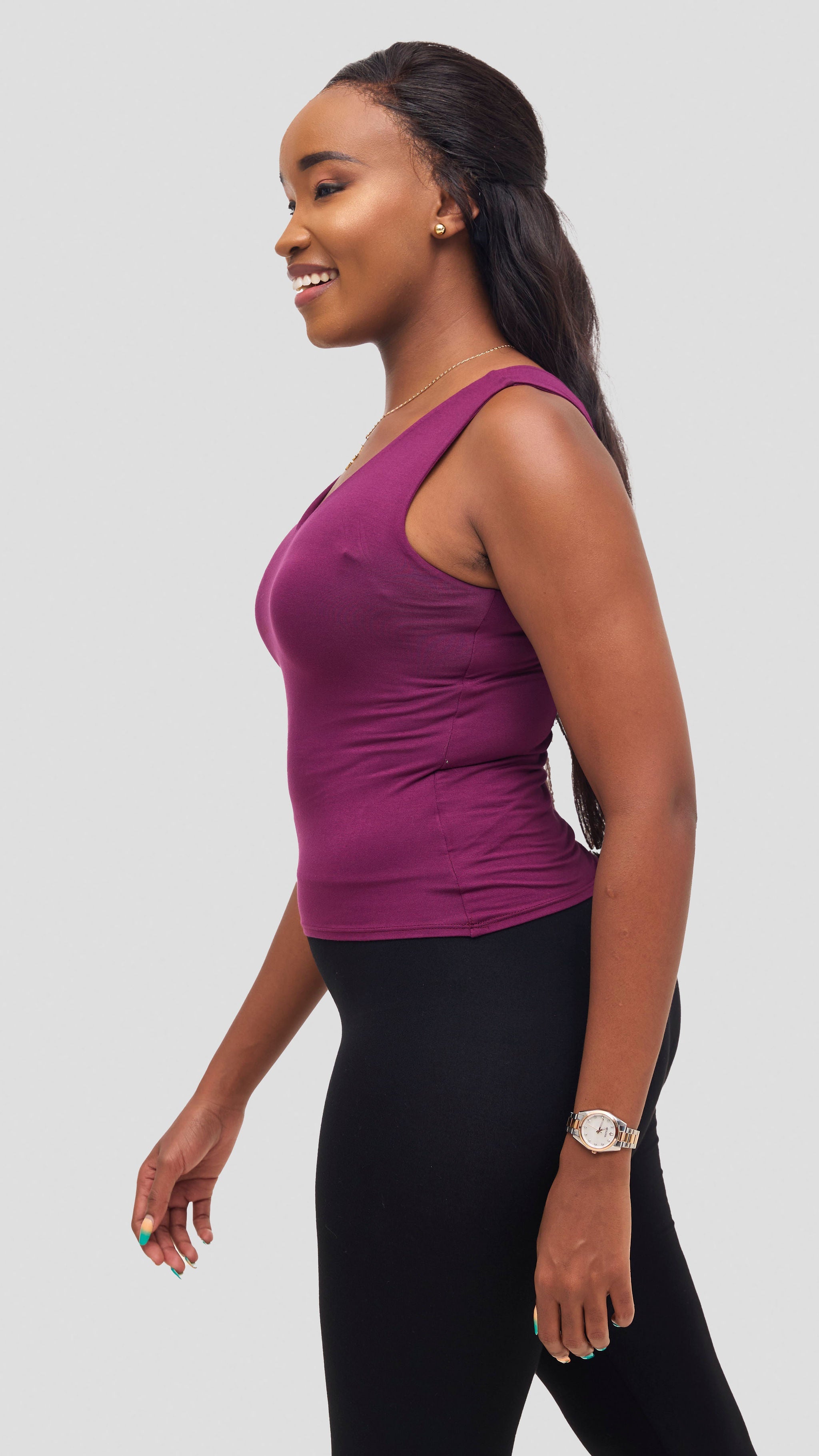 Vivo Iyana Tank Top - Dark Purple