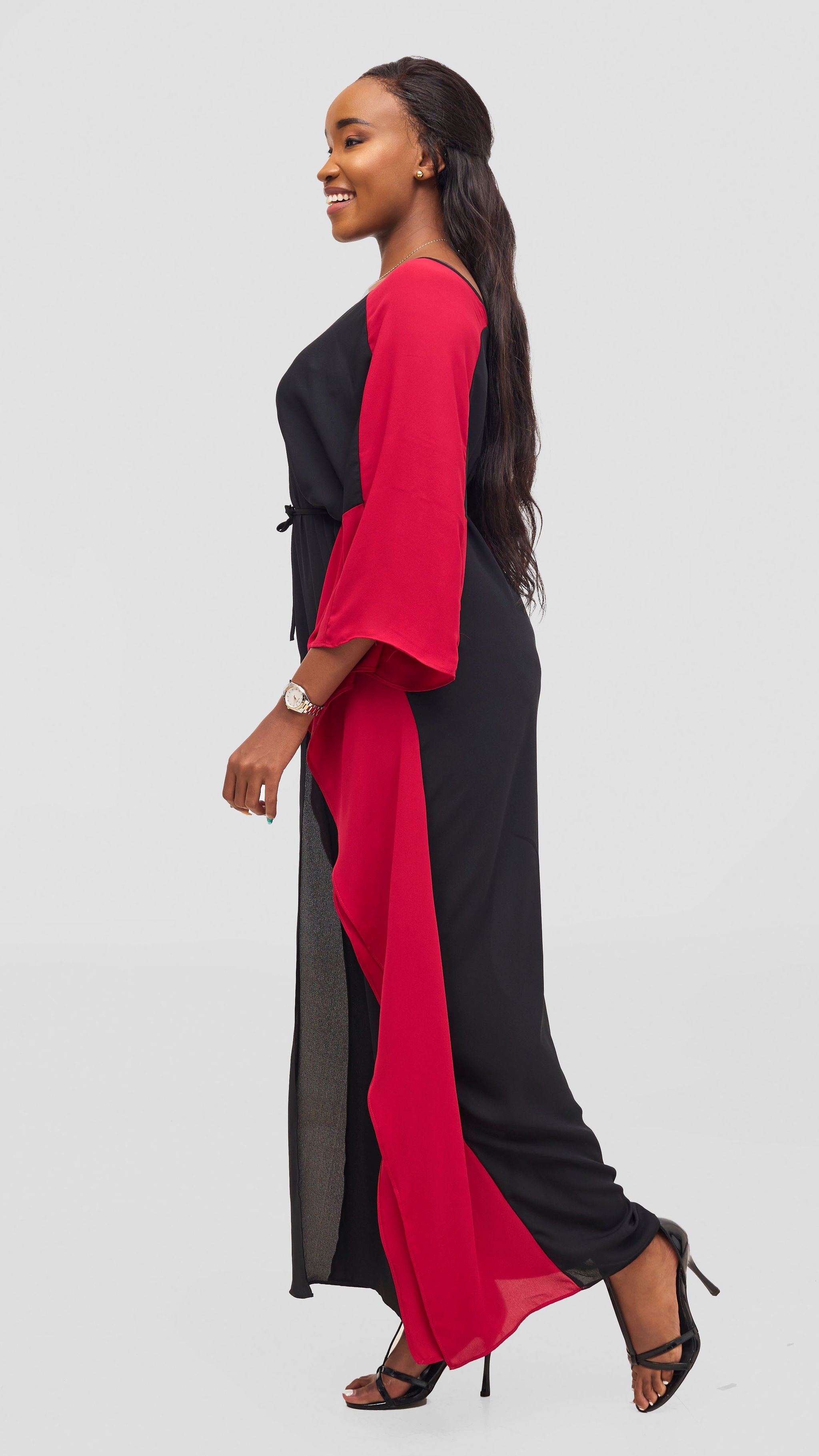 Vivo Iyana Maxi Cover Up - Black / Red