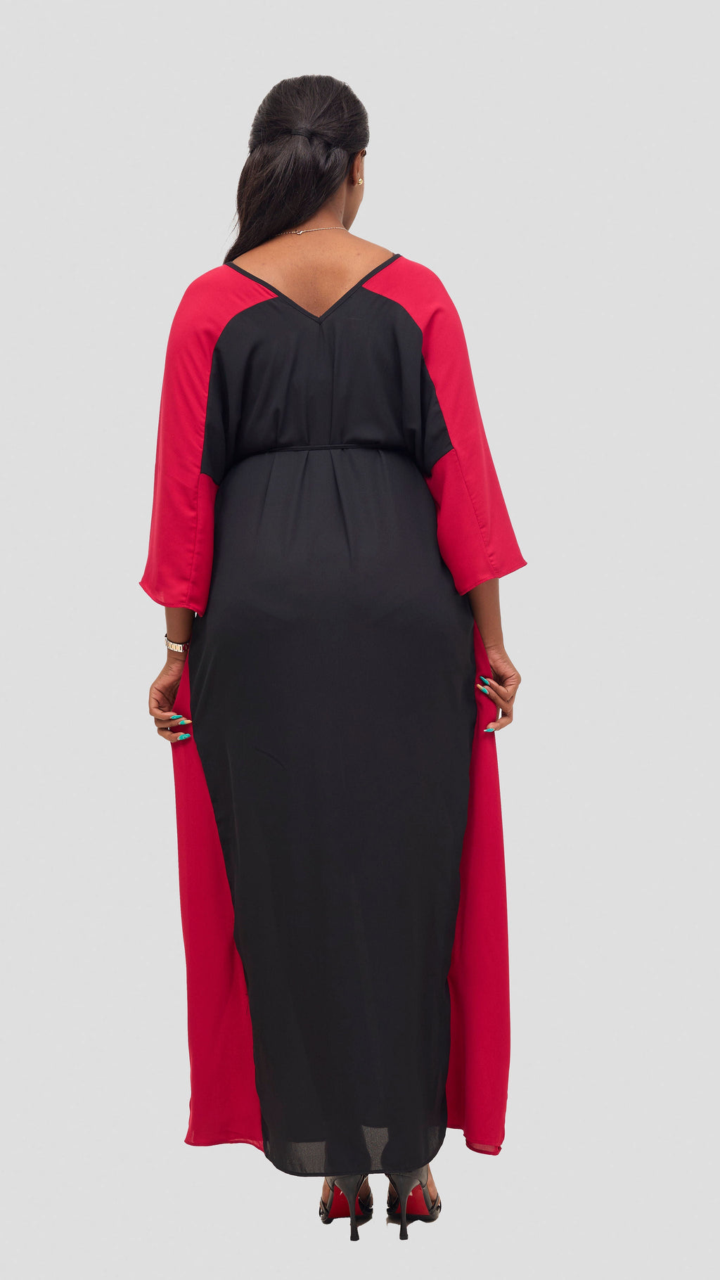 Vivo Iyana Maxi Cover Up - Black / Red