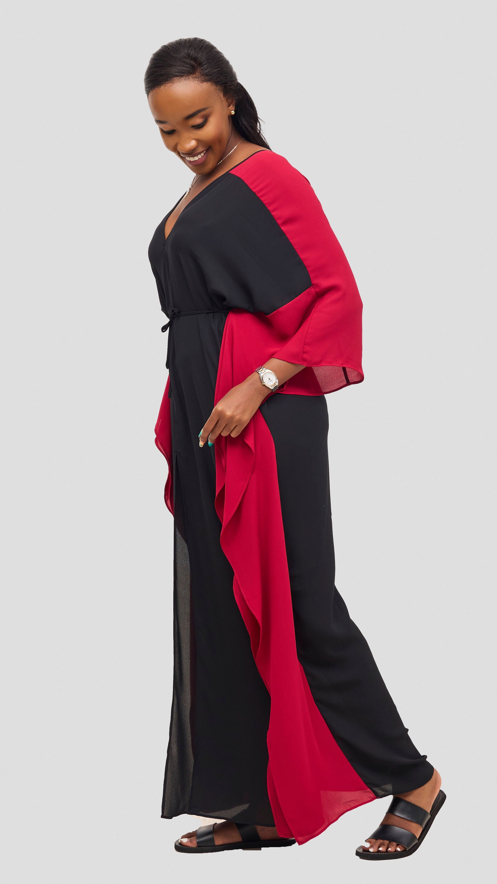 Vivo Iyana Maxi Cover Up - Black / Red