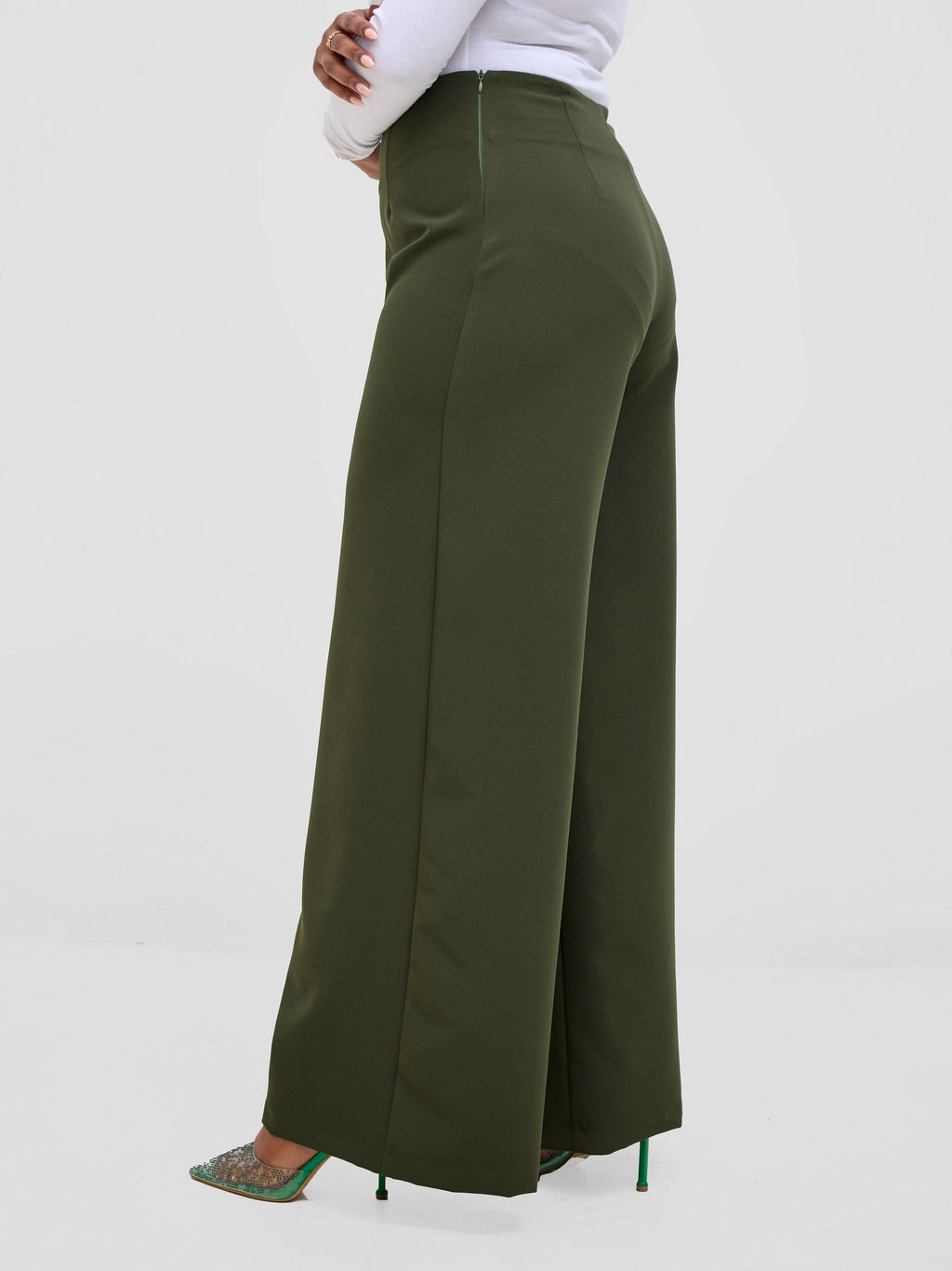Vivo Tatili Wide Leg Pants - Hunters Green