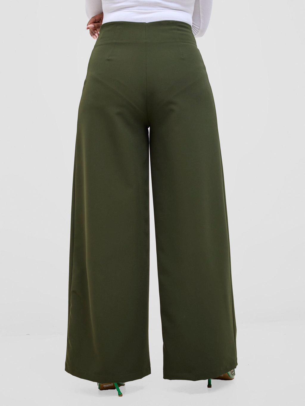 Vivo Tatili Wide Leg Pants - Hunters Green