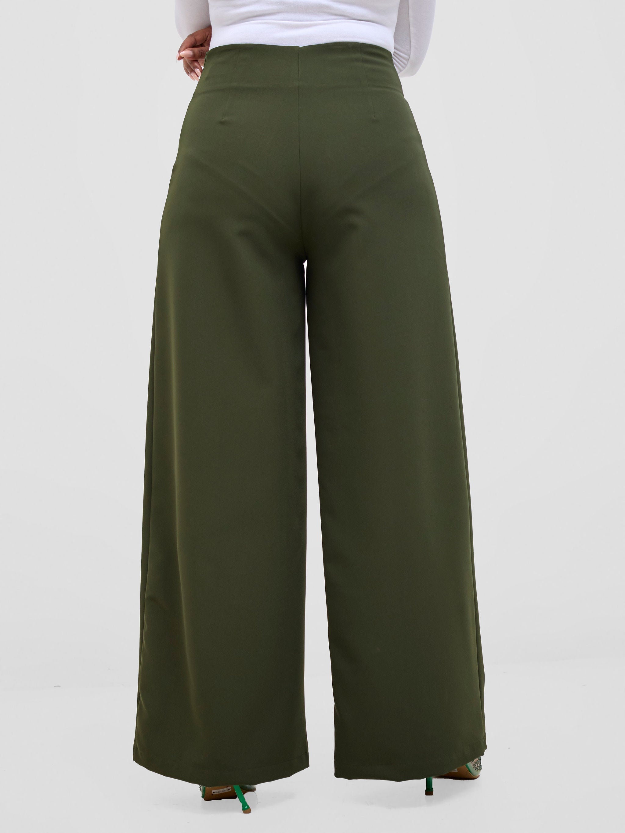 Vivo Tatili Wide Leg Pants - Hunters Green