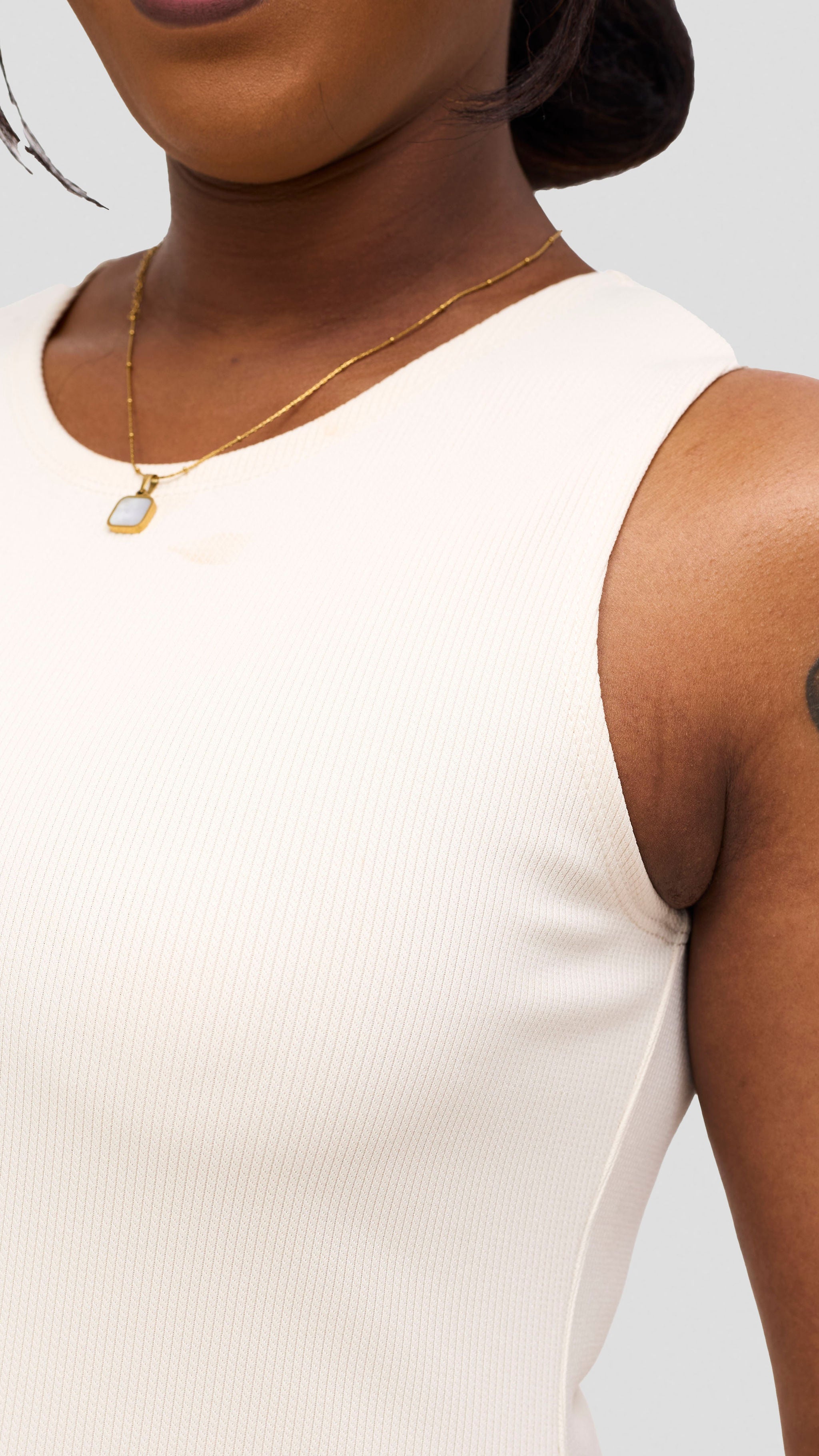 Vivo  Tanda A-Line Maxi Dress - Offwhite