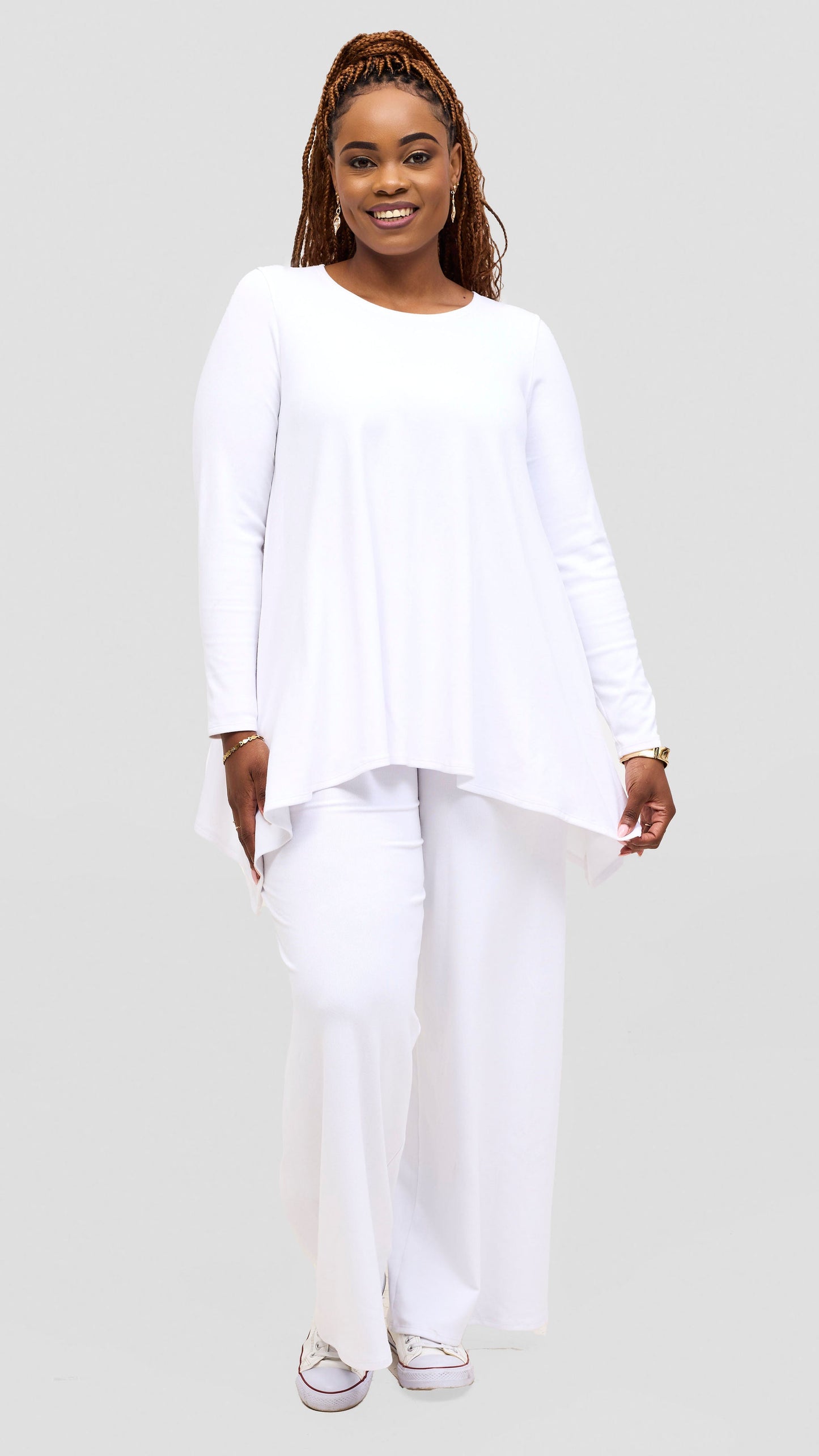 Vivo Tanda Pant and Top Set - White
