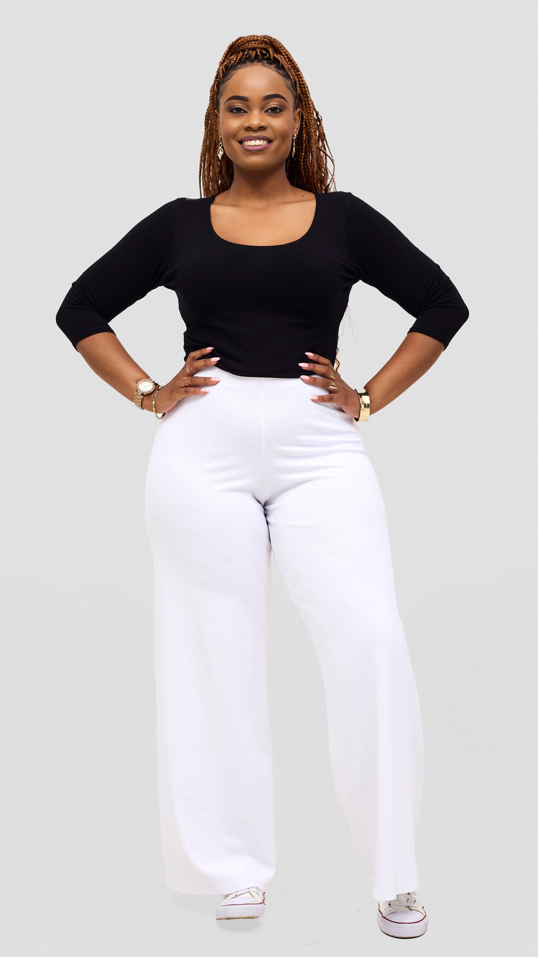 Vivo Tanda Pant and Top Set - White