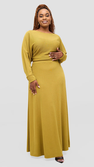 Vivo Tanda Skirt & Top Set - Olive