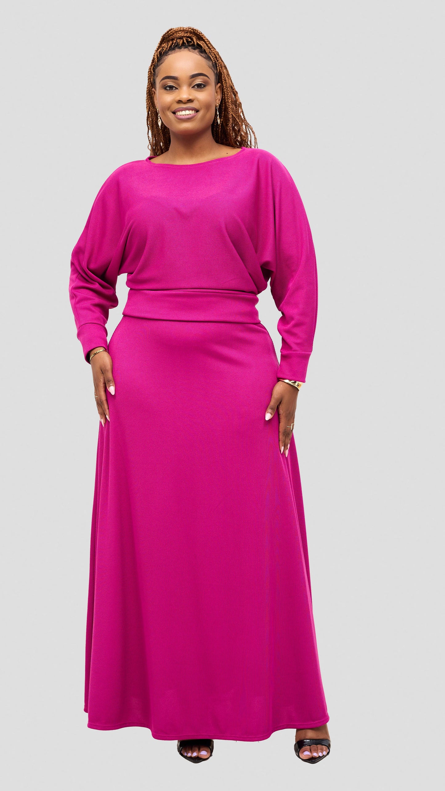 Vivo Tanda Skirt & Top Set - Pink