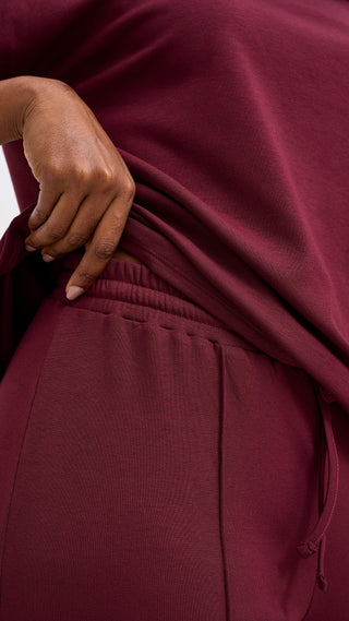 Vivo Ria Panelled Pants - Maroon