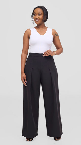 Vivo Nora Wide Leg Pants - Black