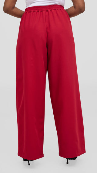 Vivo Nora Wide Leg Pants - Dark Red